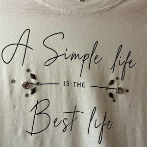 Elle Cream Graphic Tee